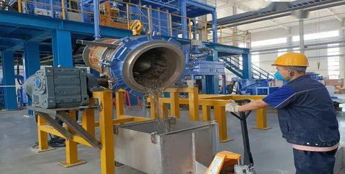 金力永磁 從開工建設到試產，不足一年成功產出第一爐產品